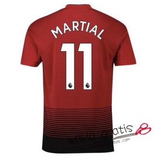 Camiseta Manchester United Primera Equipacion 11#MARTIAL 2018-2019