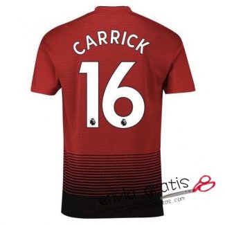 Camiseta Manchester United Primera Equipacion 16#CARRICK 2018-2019