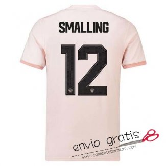 Camiseta Manchester United Segunda Equipacion 12#SMALLING Cup Printing 2018-2019