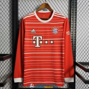 Camiseta Manga Larga Bayern Munich Primera Equipacion 2022/2023