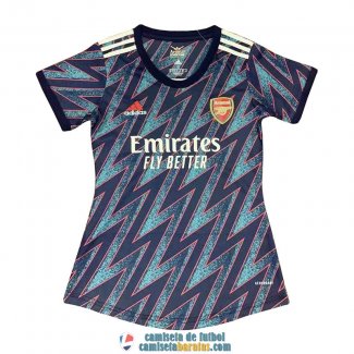 Camiseta Mujer Arsenal Tercera Equipacion 2021/2022