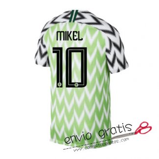 Camiseta Nigeria Primera Equipacion 10#MIKEL 2018