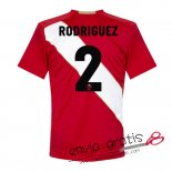 Camiseta Peru Segunda Equipacion 2#RODRIGUEZ 2018