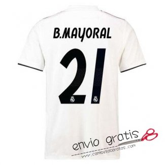 Camiseta Real Madrid Primera Equipacion 21#B.MAYORAL 2018-2019