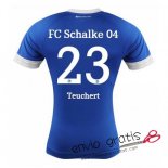 Camiseta Schalke 04 Primera Equipacion 23#Teuchert 2018-2019