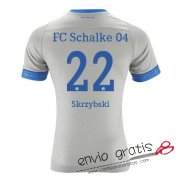 Camiseta Schalke 04 Segunda Equipacion 22#Skrzybski 2018-2019