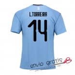 Camiseta Uruguay Primera Equipacion 14#L.TORREIRA 2018