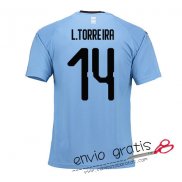 Camiseta Uruguay Primera Equipacion 14#L.TORREIRA 2018