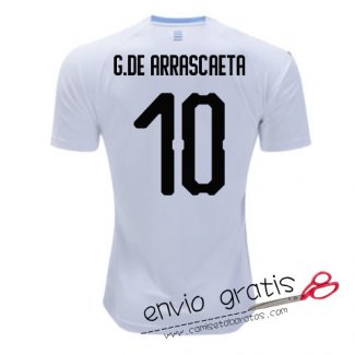 Camiseta Uruguay Segunda Equipacion 10#G.DE ARRASCAETA 2018