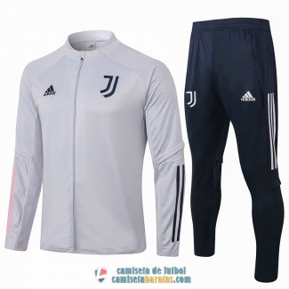 Juventus Chaqueta Light Grey + Pantalon 2020/2021