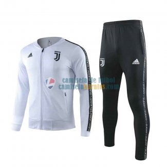 Juventus Chaqueta White Black + Pantalon 2019-2020