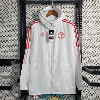 Manchester United Chaqueta Rompevientos White I 2023/2024