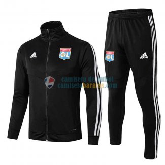 Olympique Lyonnais Chaqueta Black + Pantalon 2019-2020