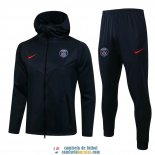 PSG Chaqueta Capucha Royal + Pantalon Royal 2021/2022 PSG Chaqueta Capucha Royal + Pantalon Royal 2021/2022