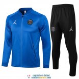 PSG x Jordan Chaqueta Blue + Pantalon Black 2021/2022 PSG x Jordan Chaqueta Blue + Pantalon Black 2021/2022