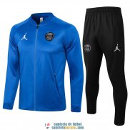 PSG x Jordan Chaqueta Blue + Pantalon Black 2021/2022