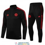 Bayern Munich Sudadera De Entrenamiento Black Red + Pantalon 2021/2022