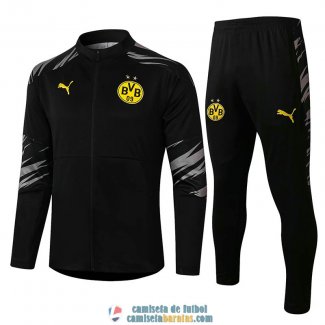 Borussia Dortmund Chaqueta Black + Pantalon Black 2020/2021