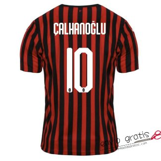Camiseta AC Milan Primera Equipacion 10#CALHANOGLU 2019-2020