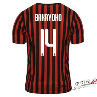 Camiseta AC Milan Primera Equipacion 14#BAKAYOKO 2019-2020