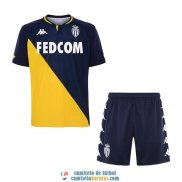 Camiseta AS Monaco Ninos Segunda Equipacion 2020/2021