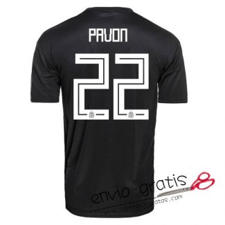 Camiseta Argentina Segunda Equipacion 22#PAVON 2018