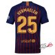 Camiseta Barcelona Primera Equipacion 25#VERMAELEN 2018-2019