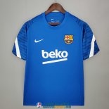 Camiseta Barcelona Training Blue II 2021/2022