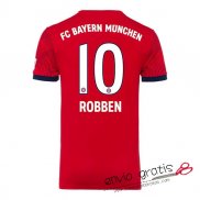 Camiseta Bayern Munich Primera Equipacion 10#ROBBEN 2018-2019