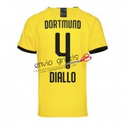 Camiseta Borussia Dortmund Primera Equipacion 4 DIALLO 2019-2020