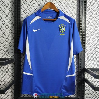 Camiseta Brasil Retro Segunda Equipacion 2002 2003