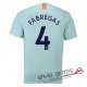 Camiseta Chelsea Tercera Equipacion 4#FABREGAS 2018-2019