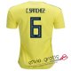 Camiseta Colombia Primera Equipacion 6#C.SANCHEZ 2018