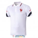 Camiseta Francia Polo White 2020/2021