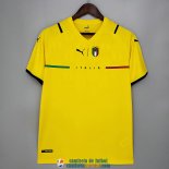 Camiseta Italia Portero Yellow 2021/2022