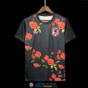 Camiseta Japon Rose Version Black 2023/2024