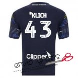 Camiseta Leeds United Segunda Equipacion 43#KLICH 2018-2019 Camiseta Leeds United Segunda Equipacion 43#KLICH 2018-2019