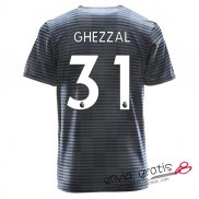 Camiseta Leicester City Segunda Equipacion 31#GHEZZAL 2018-2019
