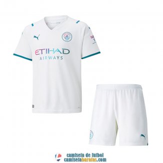 Camiseta Manchester City Ninos Segunda Equipacion 2021/2022