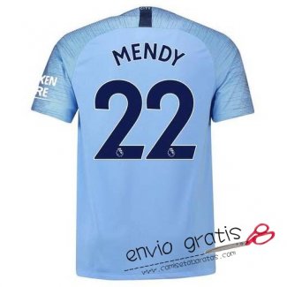 Camiseta Manchester City Primera Equipacion 22#MENDY 2018-2019