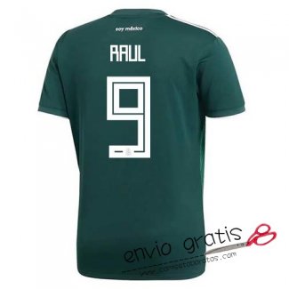 Camiseta Mexico Primera Equipacion 9#RAUL 2018