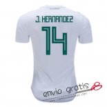 Camiseta Mexico Segunda Equipacion 14#J.HERNANDEZ 2018