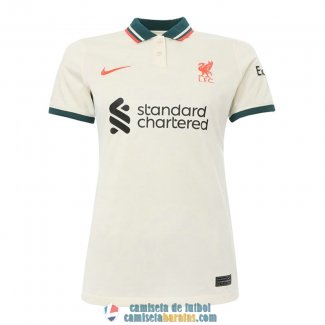 Camiseta Mujer Liverpool Segunda Equipacion 2021/2022