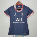 Camiseta Mujer PSG Primera Equipacion 2021/2022 Camiseta Mujer PSG Primera Equipacion 2021/2022