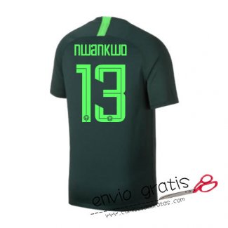 Camiseta Nigeria Segunda Equipacion 13#NWANKWO 2018