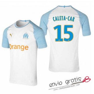 Camiseta Olympique Marseille Primera Equipacion 15#CALETA CAR 2018-2019
