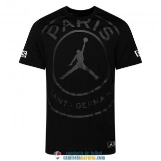 Camiseta PSG x Jordan Training Black Big Logo 2020/2021