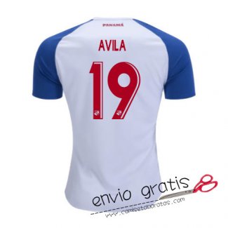 Camiseta Panama Segunda Equipacion 19#AVILA 2018