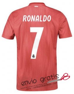 Camiseta Real Madrid Tercera Equipacion 7#RONALDO 2018-2019