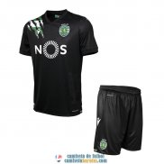Camiseta Sporting Lisboa Ninos Segunda Equipacion 2020/2021